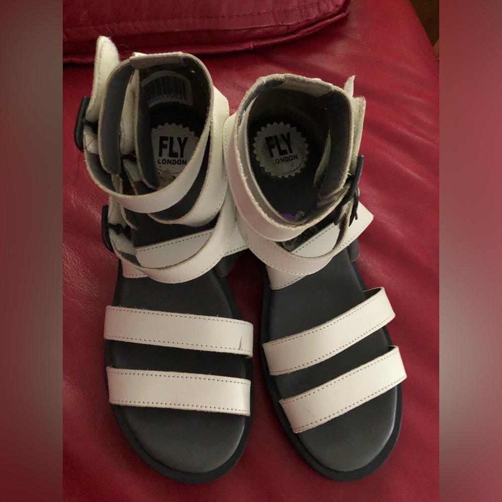 Fly London Strappy Heeled Sandals